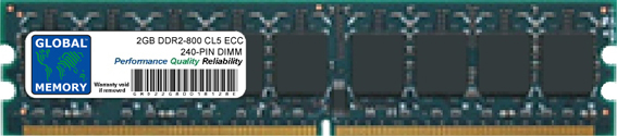 2GB DDR2 800MHz PC2-6400 240-PIN ECC DIMM (UDIMM) MEMORY RAM FOR SERVERS/WORKSTATIONS/MOTHERBOARDS - Click Image to Close